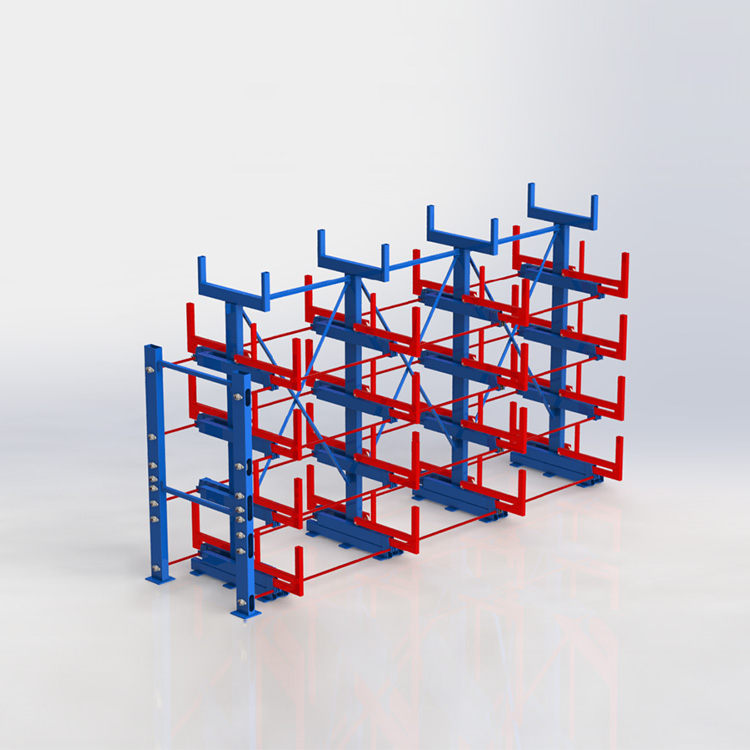 手搖式懸臂管材貨架